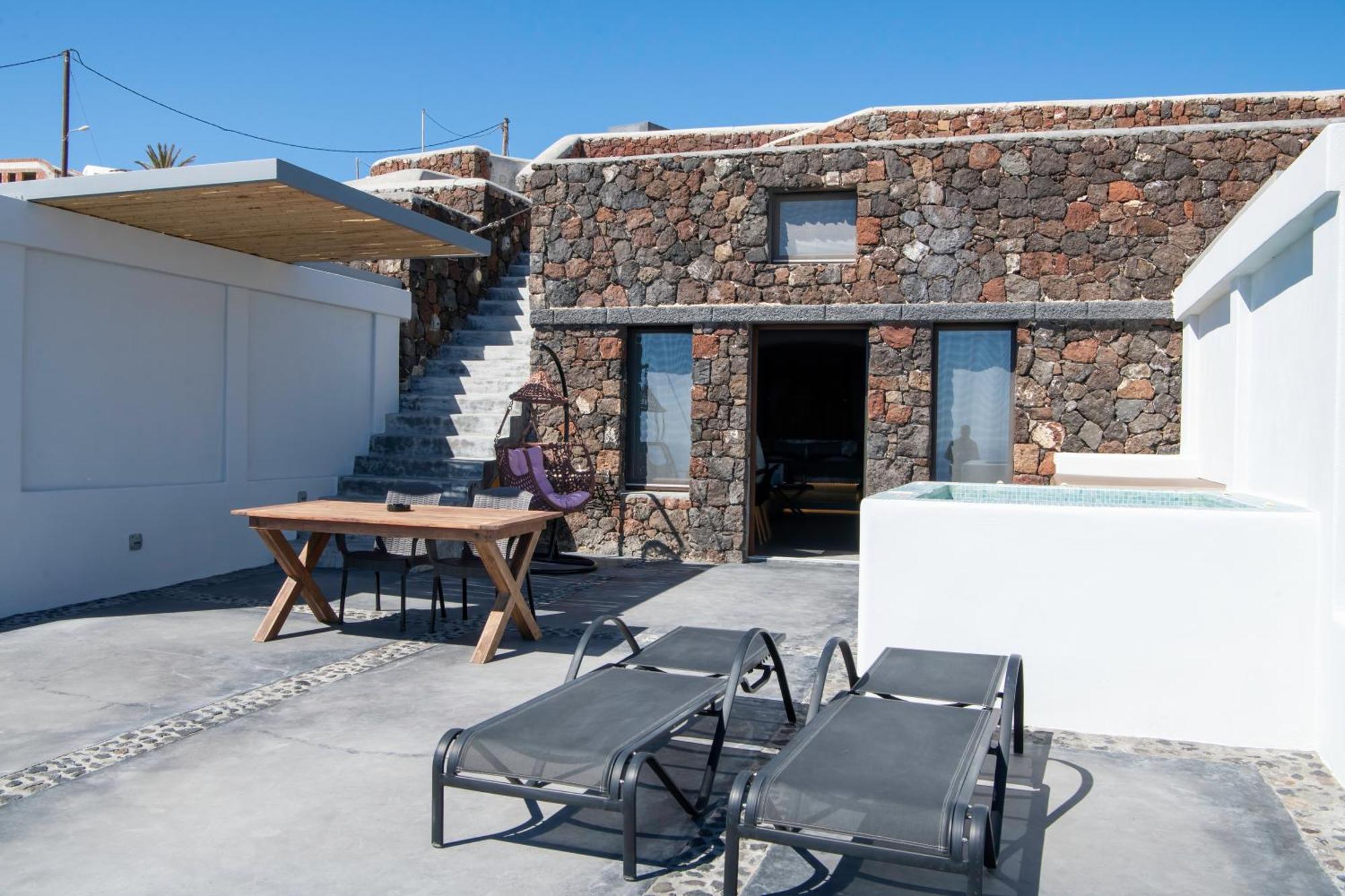 Luxe Efis Home Sea View 4 Villas & 4 Prive Jacuzzi 易莫洛林 外观 照片
